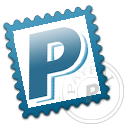 payment, paypal, stamp icon