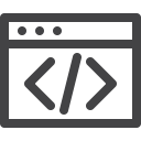 coding, command, console, php, programmer, prompt, seo svg vector icon