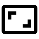 aspect, ratio svg vector icon