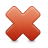 delete, multiply, remove icon