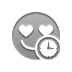 smiley,love,clock icon