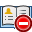 address, book, delete icon