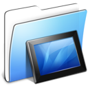 aqua,smooth,folder,wallpaper icon