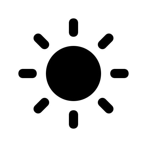 Brightness svg vector icon