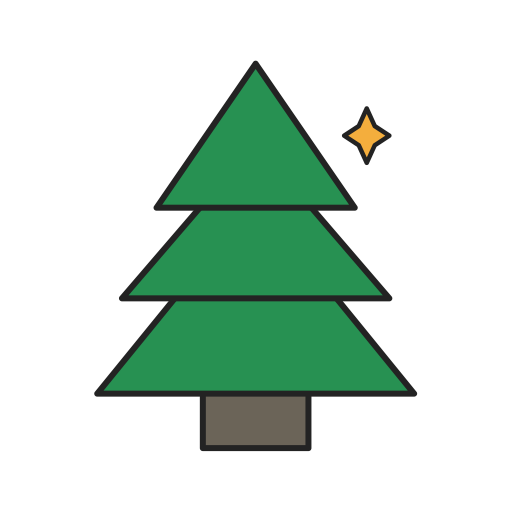 Christmas Tree svg vector icon