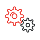 adjustment, configuration, gears, setting, tool svg vector icon