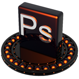 photoshop,orange,ps icon