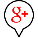 google, pin, plus, social svg vector icon
