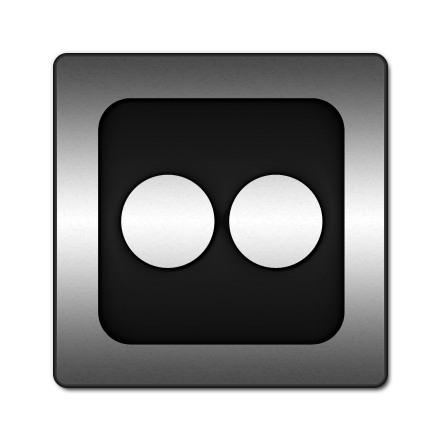 flickr,square icon