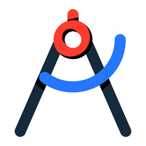Compasses svg vector icon