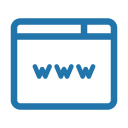 browser, internet, line svg vector icon