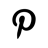 pinterest,black icon