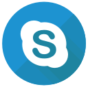 skype, voip svg vector icon