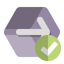 next,checkmark icon