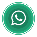 social media , whatsapp svg vector icon