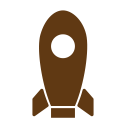rocket, solid, space, tourism, travel svg vector icon
