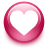 favorite,heart,love,pink,valentine icon