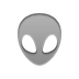 alien,gray icon