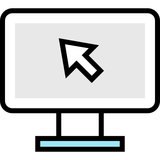 Computer svg vector icon