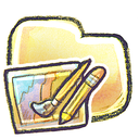 art, folder icon