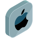apple, computer, internet, media, network, online, social svg vector icon