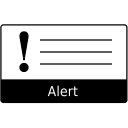 alert, attention, box, danger, dialog, error, warning svg vector icon
