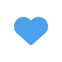 heart, like, love, twitter svg vector icon