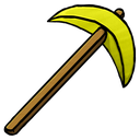gold, pickaxe icon