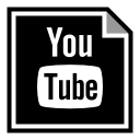 media, social, youtube svg vector icon