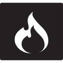 fire, flame, hot, place svg vector icon