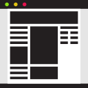 browser, content, page, web page, website svg vector icon