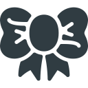 bow, christmas, gift, present svg vector icon