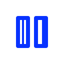 audio, control, media, music, pause, stop svg vector icon