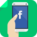 app, facebook, internet, phone, smartphone, social, social network svg vector icon