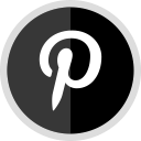 logo, media, online, pinterest, social svg vector icon