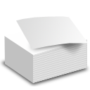 documents, papers, pile icon