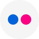 circle, flickr, photos, round svg vector icon