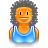 48, afro, nena icon