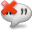 comment, delete icon