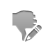 hand,thumbsdown,pencil icon