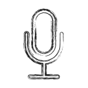 mic, microphone, productivity, shape, social svg vector icon