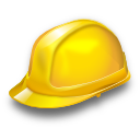 building, equipment, hat, helmet, industry, job, safety, worker icon