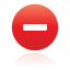 button, red, remove icon