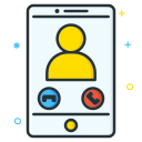 call, employee, job, seeker, unemployee, work svg vector icon