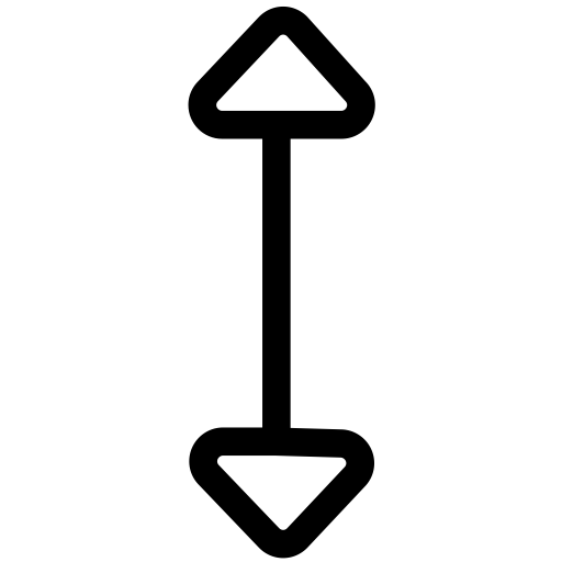 Arrows V svg vector icon