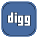 digg, media, social svg vector icon