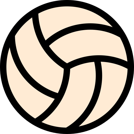 Volleyball svg vector icon