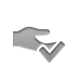 hand,share,checkmark icon