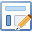edit, layout icon