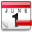 calendar, delete icon